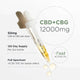 CBD + CBG Balance Oil 12000MG Thumbnail 2
