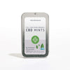 Full Spectrum organic CBD Mints 2000mg, Peppermint flavor, in a tin silver can