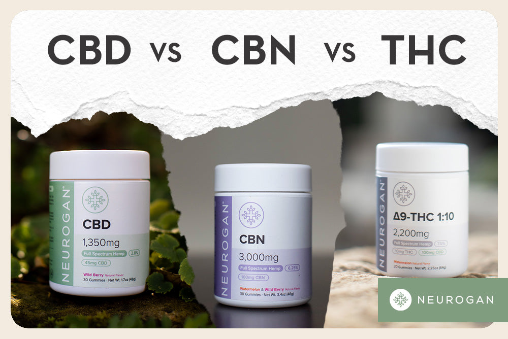 CBD vs. CBN vs. THC