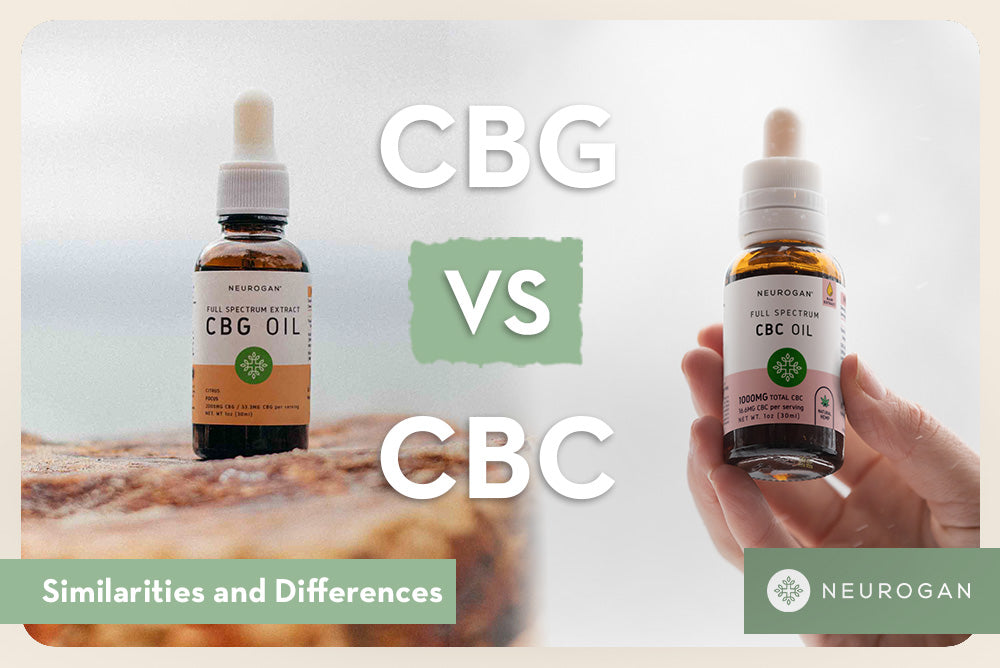 CBG and CBC oil side by side. 