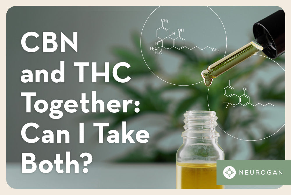 Hemp oil extract. Text: CBN and THC together: can I take both?