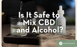 Alcoholic Drink Next To Neurogan CBD Oil