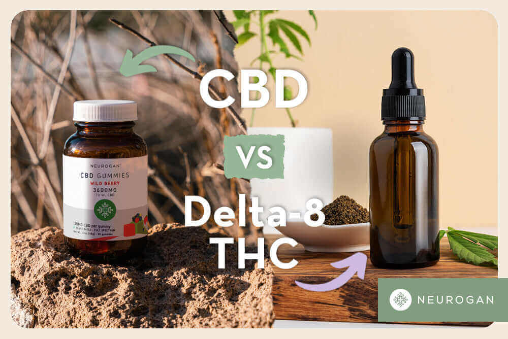 Neurogan CBD gummies vs unmarked delta 8 oil 