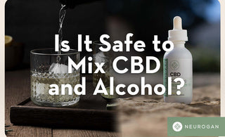 Alcoholic Drink Next To Neurogan CBD Oil
