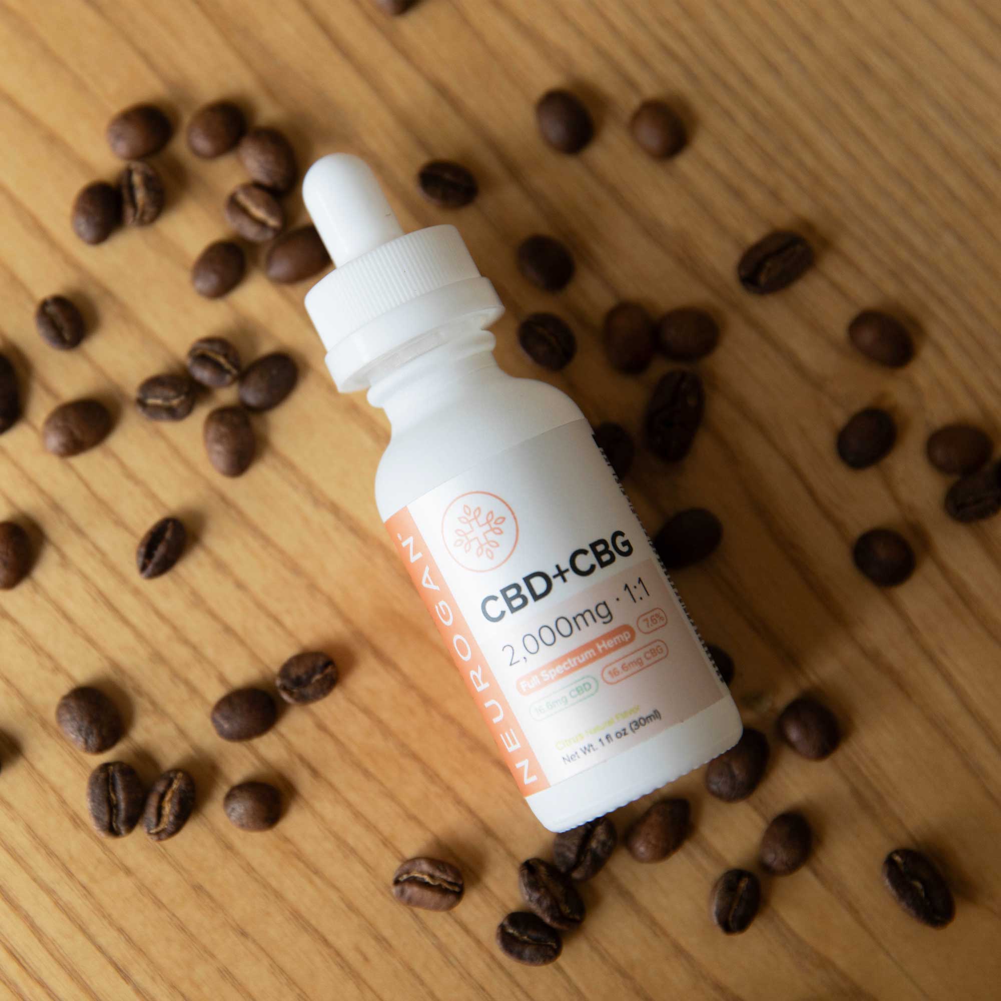 CBD + CBG Oil Tincture | Full Spectrum Extract | 2000mg – Neurogan