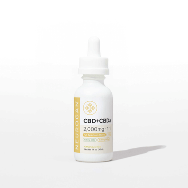 Neurogan Full Spectrum CBDa Oil 2000MG citrus,1 oz bottle, white rubber dropper top