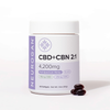 Neurogan Ultra Sleep Therapy CBN Softgels in white bottle and white lid.