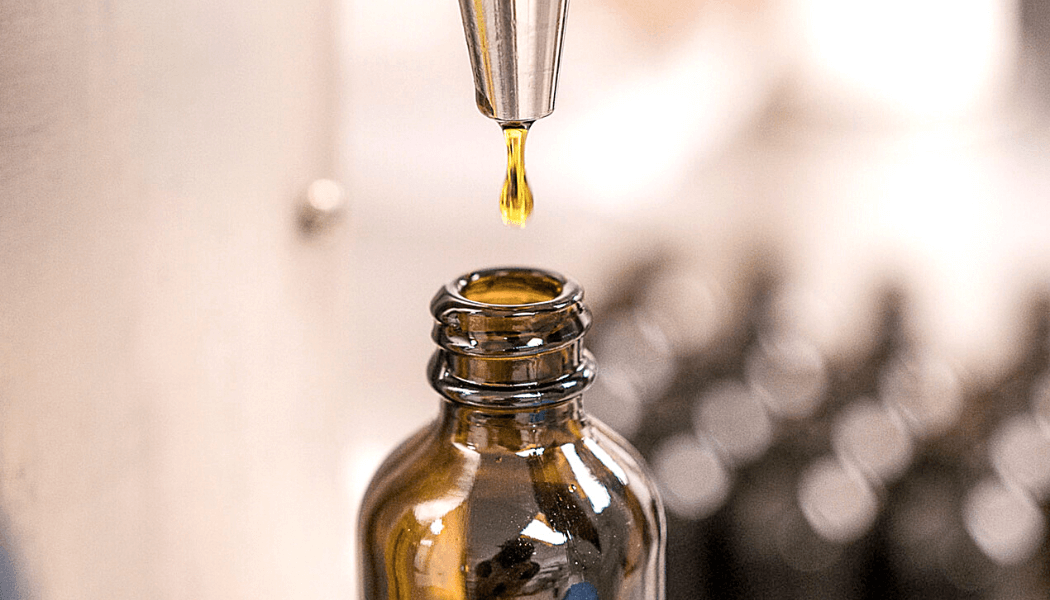 CBD oil drop