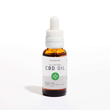 CBD oil 1000mg, Natural Hemp, in 1oz, amber colored glass bottle and white rubber dropper top